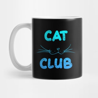 Cat Club - Blue Mug